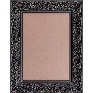 ArtXO Wood A4 Picture Frames for Home Wall Ornate Classic Black Frame 8.25x11.75